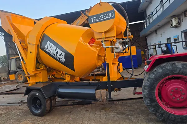 Tractor operated Self Loading Concrete Mixer